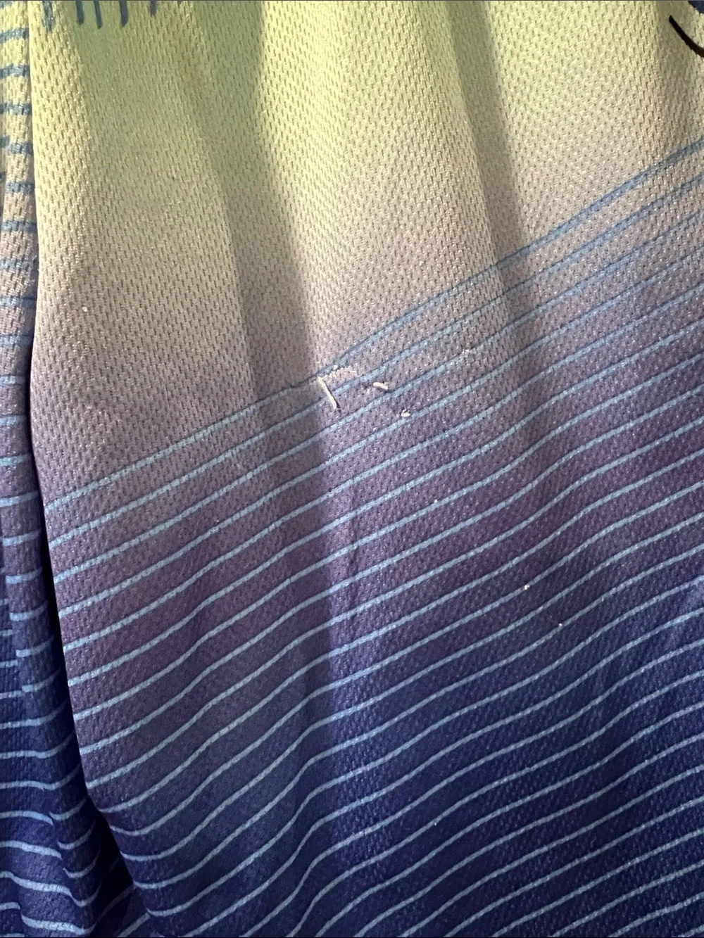 Blue & Black Graphic Athletic Shorts